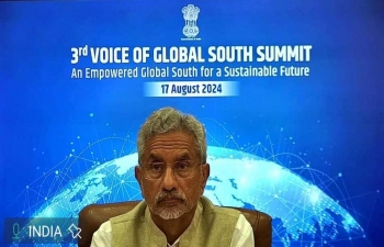 Hon. Joseph Andall, Minister of Foreign Affairs, Trade & Export Development of Grenada participated at the Foreign Ministers' Session at the 3rd Voice of Global South Summit held in virtual mode on August 17, 2024. 